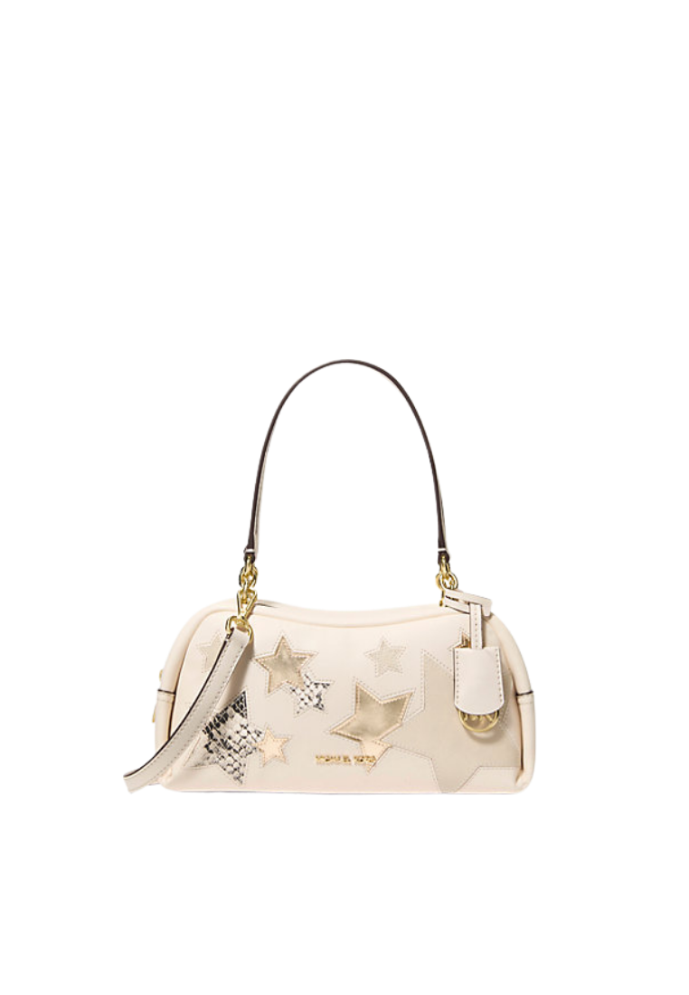 ( PREORDER ) Michael Kors Cecily Small Embellished Shoulder Bag In Light Cream 35F5G8CL5L