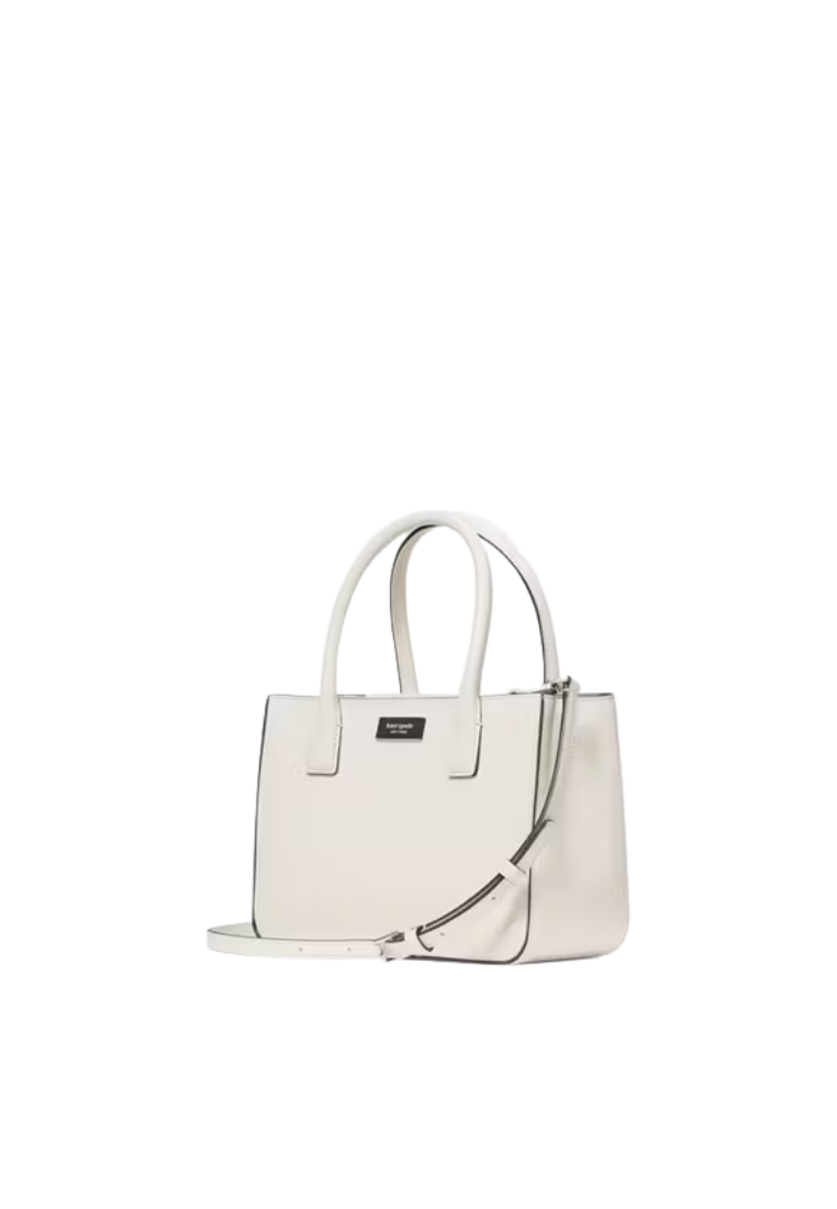 ( PREORDER ) Kate Spade Sam Icon Square Tote Bag In Parchment KF879