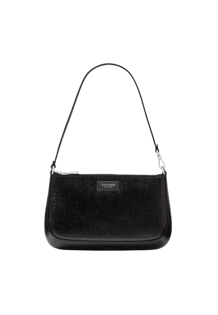 ( PREORDER ) Kate Spade Sam Icon Shiny Mini Pochette In Black KG860