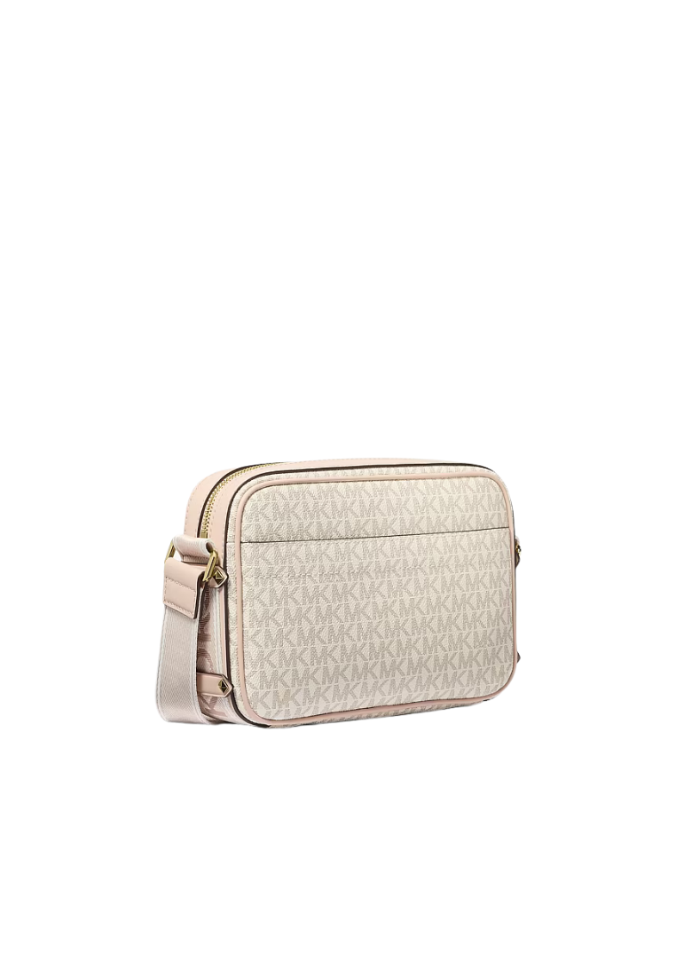 ( PREORDER ) Michael Kors Maeve Large Signature Logo Crossbody bag In Vanilla Soft Pink 32R5G5VC9B