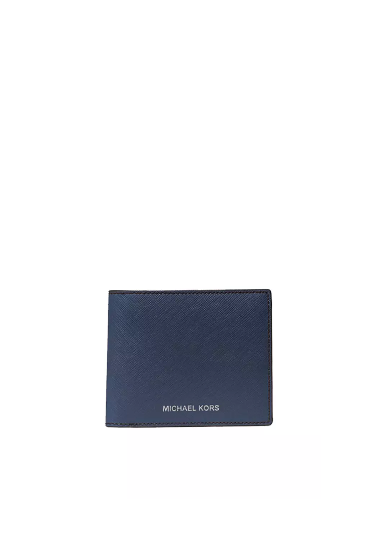 Michael Kors Harrison Wallet With Coin Pocket In Navy 36S4LHRF3L