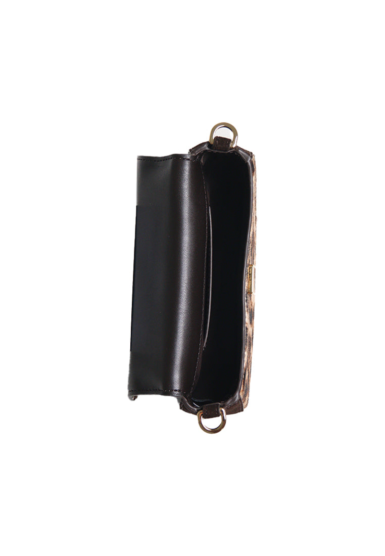 Tory Burch Britten Haircalf Mini Top Handle In Multi 149652