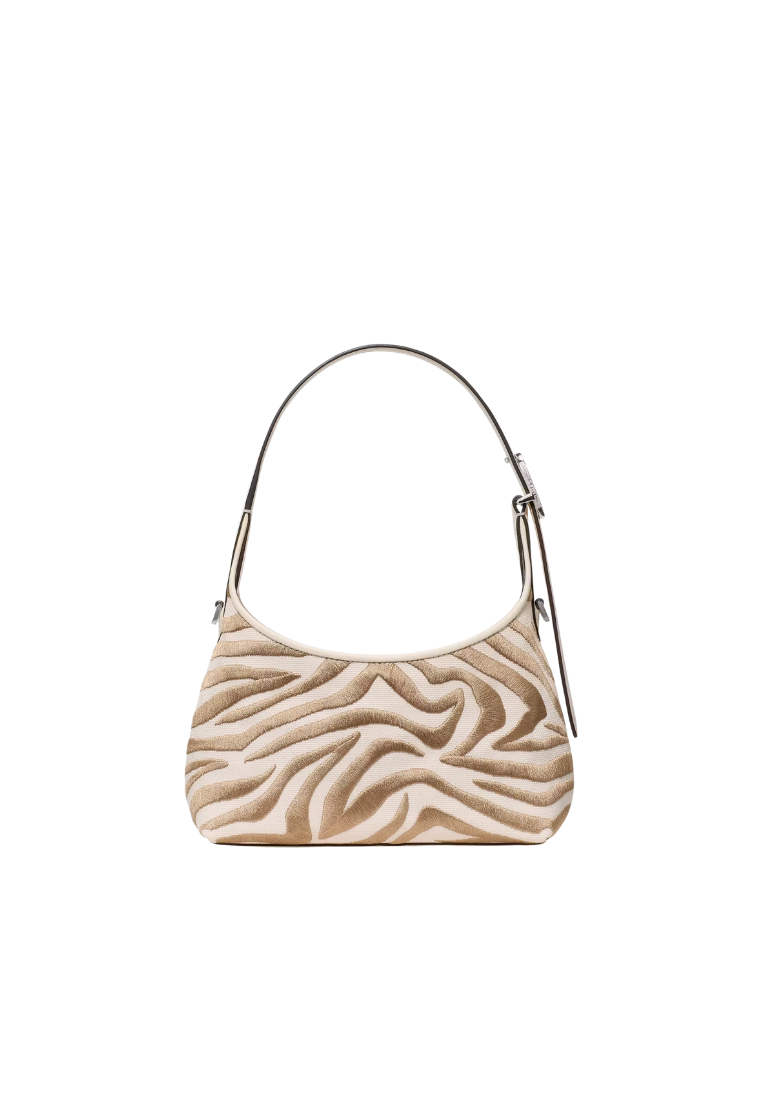 ( PREORDER ) Kate Spade 454 Zebra Mini Crossbody Bag In Neutral Multi KN589