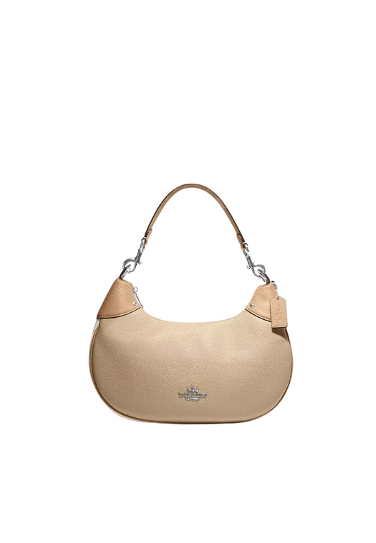 Coach Mara Hobo Shoulder Bag In Sandy Beige Multi CH508