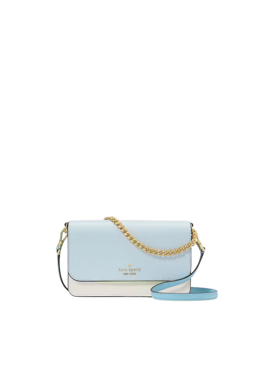 ( PREORDER ) Kate Spade Madison Willow Mini Flap Crossbody In Crisp Sky Multi KC517