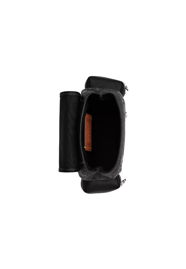 ( PREORDER ) Coach Sprint In Signature Jacquard Sling Pack In Silver CBF64