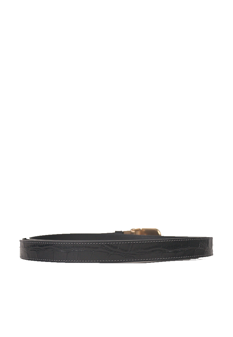 Coach Signature Buckle Cut To Size Morgan Belts In Black CR913