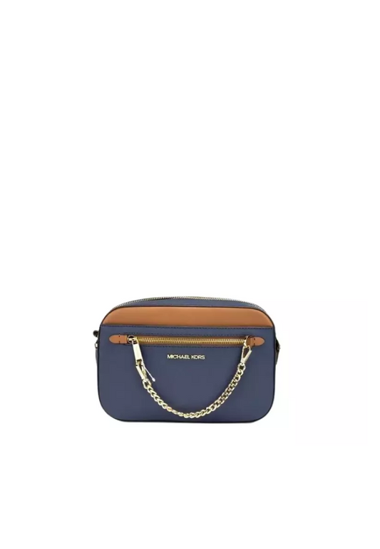 Michael Kors Jet Set EW Crossbody Bag Chain In Navy 35F3GTTC9L