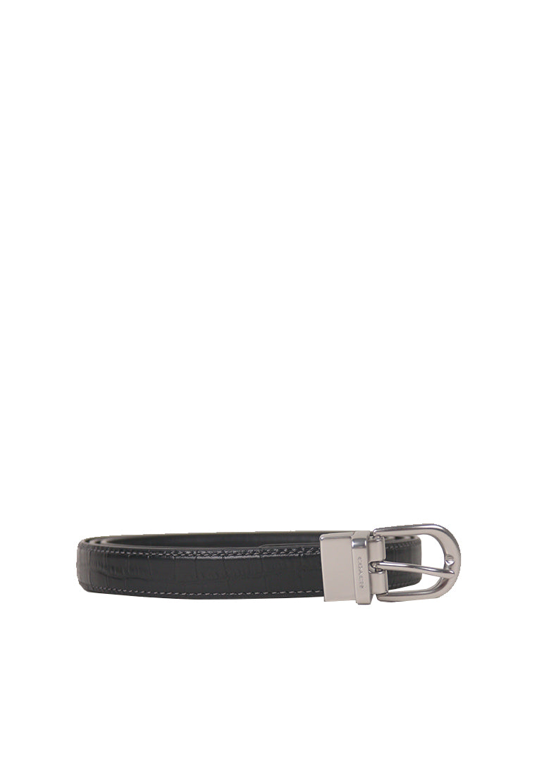 Coach Classic Buckle Belts Cut To Size Reversible Belt In Black CR914