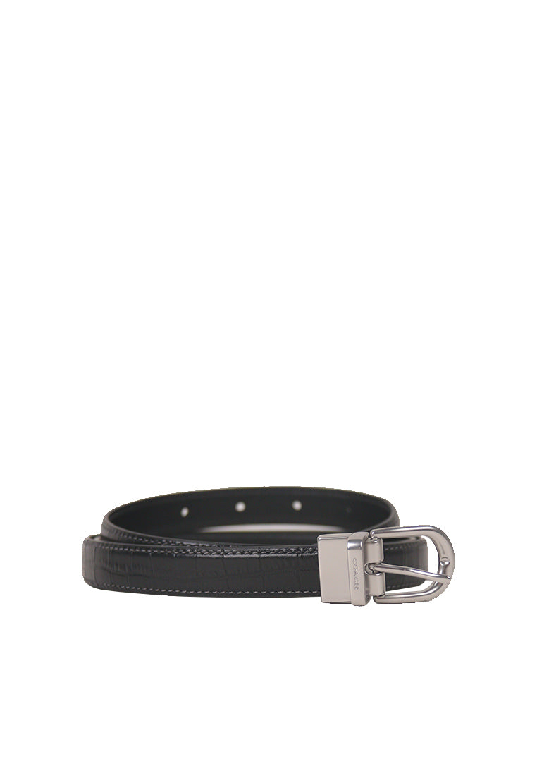 Coach Classic Buckle Belts Cut To Size Reversible Belt In Black CR914