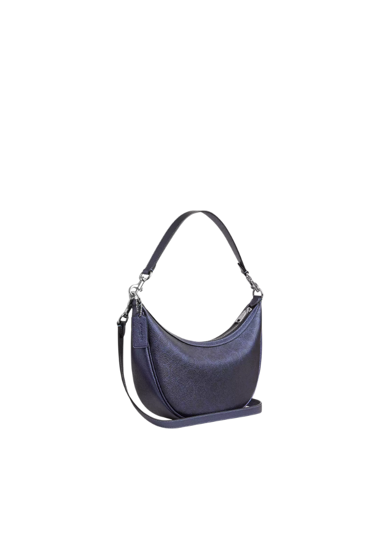 ( PREORDER ) Coach Aria In Signature Canvas Shoulder Bag In Blue Navy CCL27