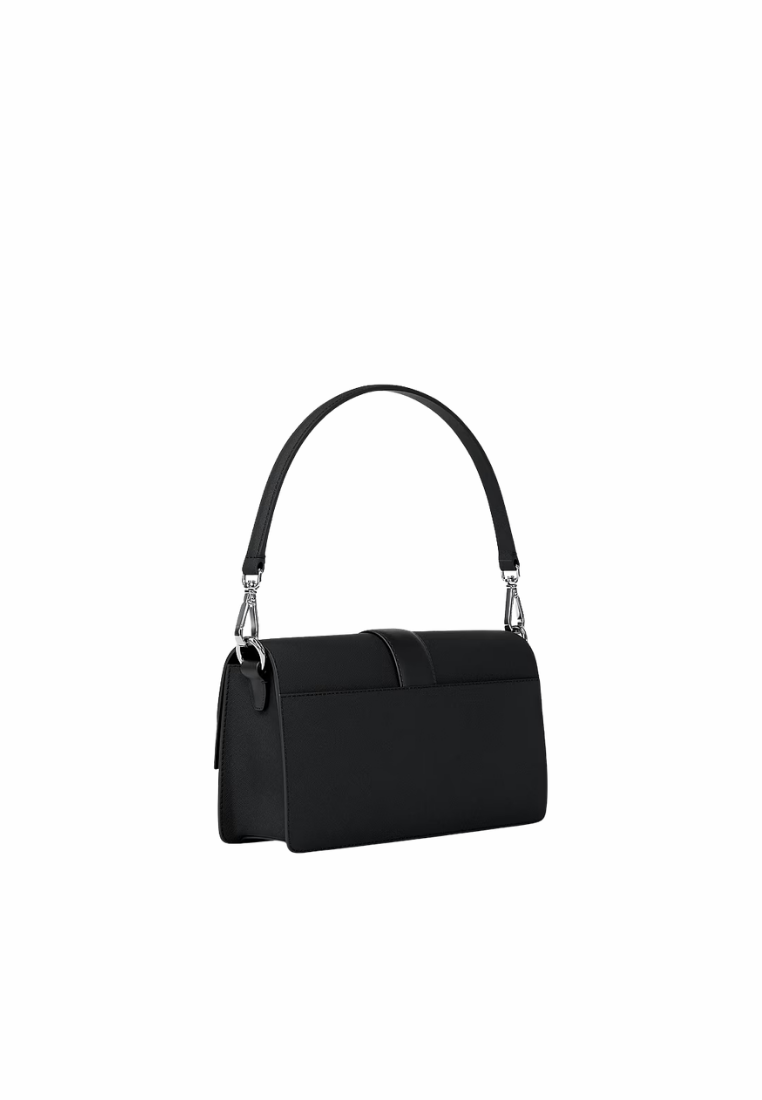 ( PREORDER ) Michael Kors Greenwich Medium Saffiano Leather Convertible Shoulder bag In Black 35S5SGRL2L
