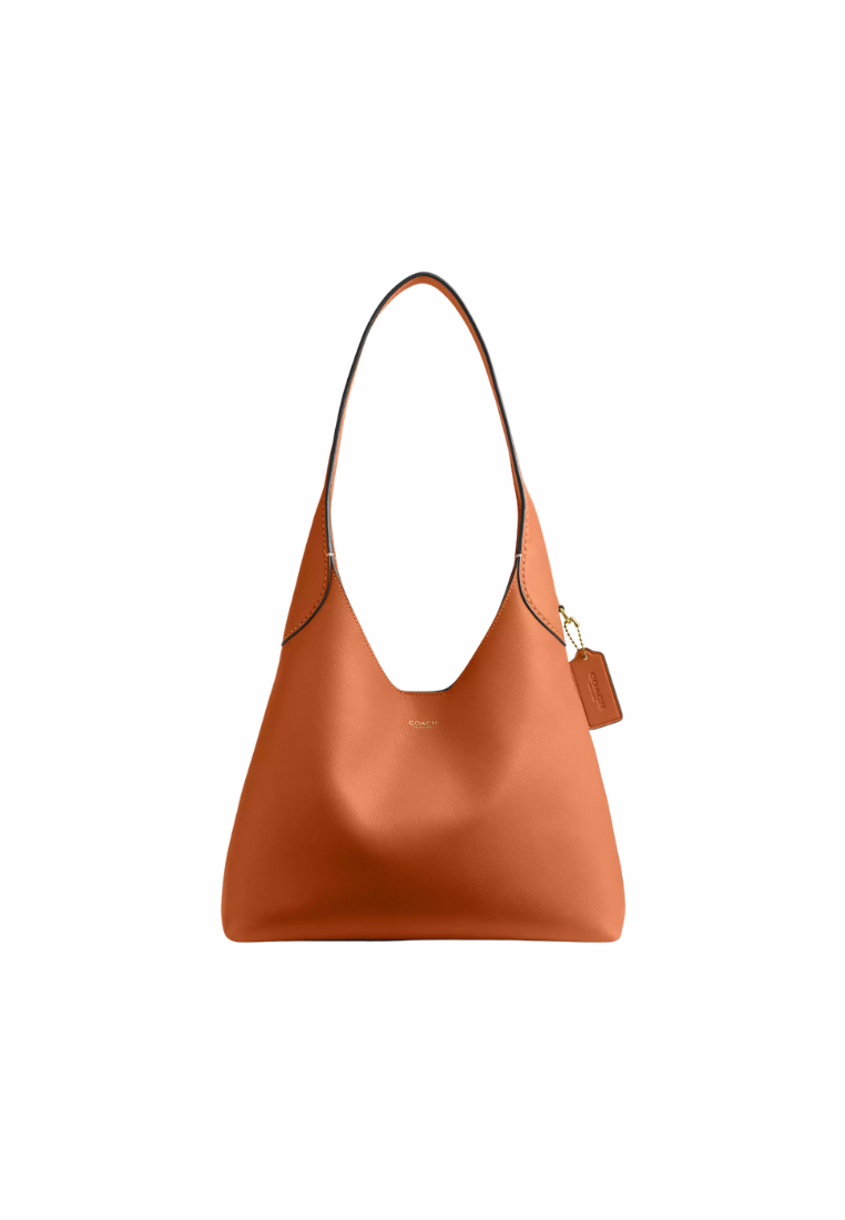 ( PREORDER ) Coach Brooklyn 28 Shoulder Bag In Brass Toffee CU068