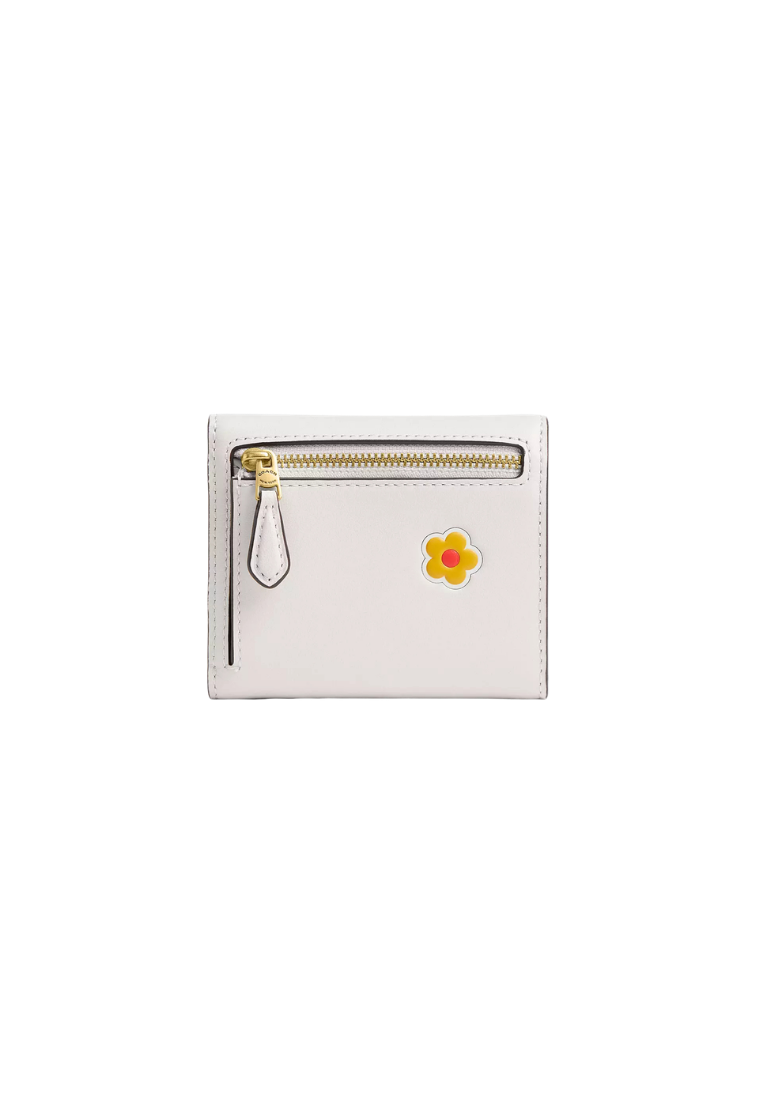 ( PREORDER ) Coach Mila Small Flap With Sticker Print Wallet In Chalk Multi CCD00