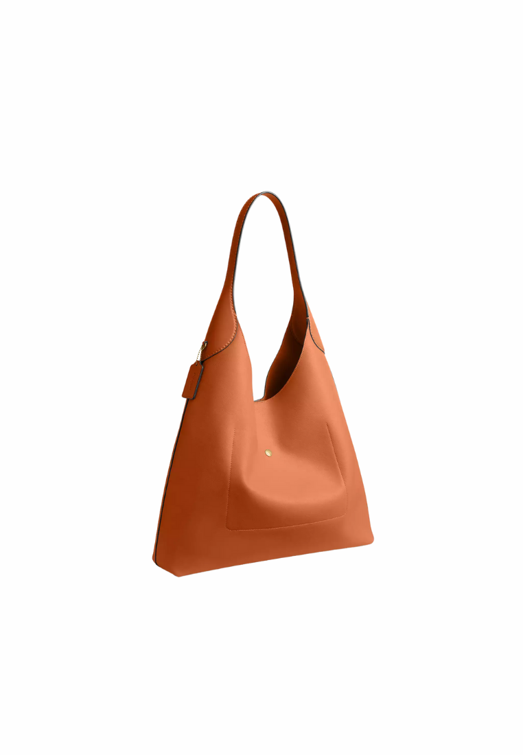 ( PREORDER ) Coach Brooklyn 28 Shoulder Bag In Brass Toffee CU068