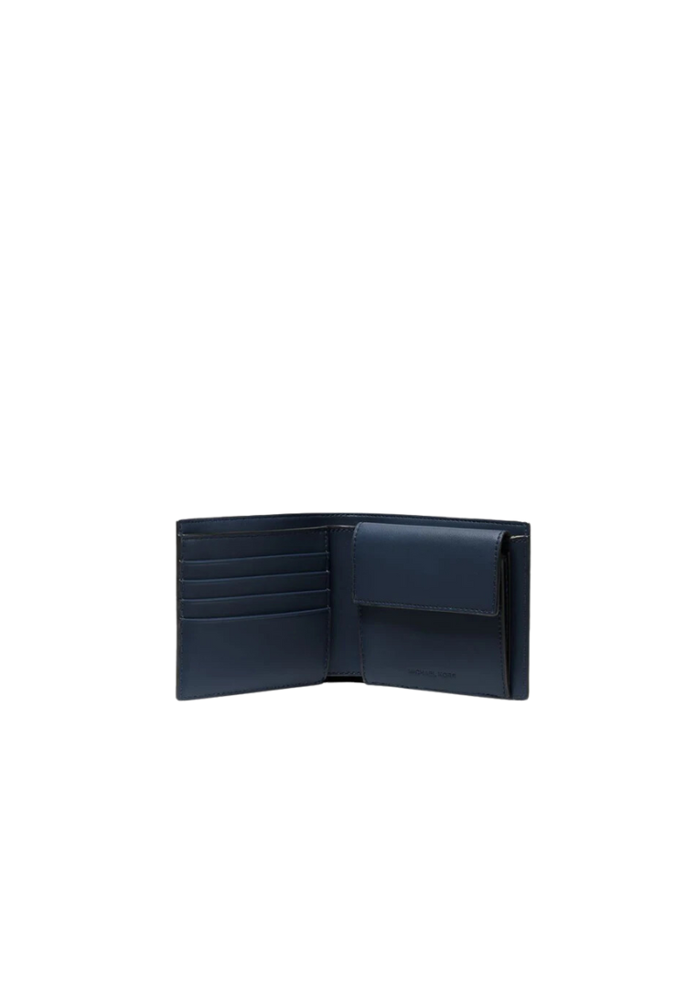 Michael Kors Harrison Wallet With Coin Pocket In Navy 36S4LHRF3L