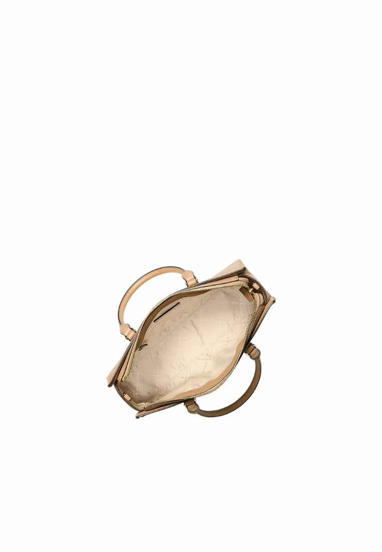 ( PREORDER ) Michael Kors Arden Medium Satchel Bag In Camel 35S6G4XS2V