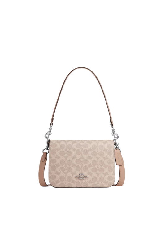 ( PREORDER ) Coach Quinn Crossbody In Silver Sand Taupe CZ770