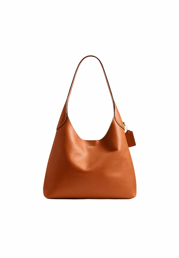 ( PREORDER ) Coach Brooklyn 34 Shoulder Bag In Brass Toffee CCU00