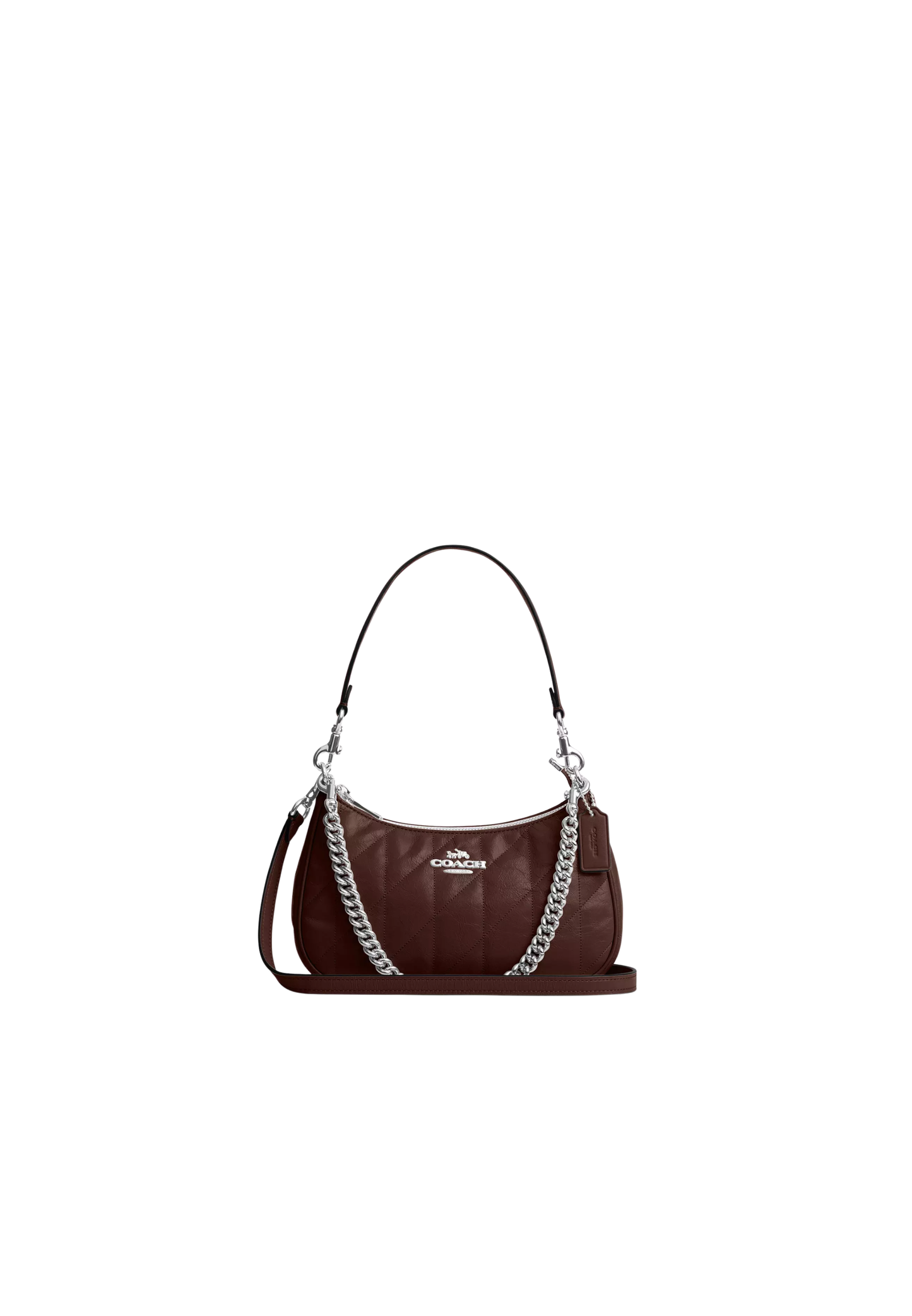 ( PREORDER ) Coach Teri With Quilting Shoulder Bag In Maple CDY83