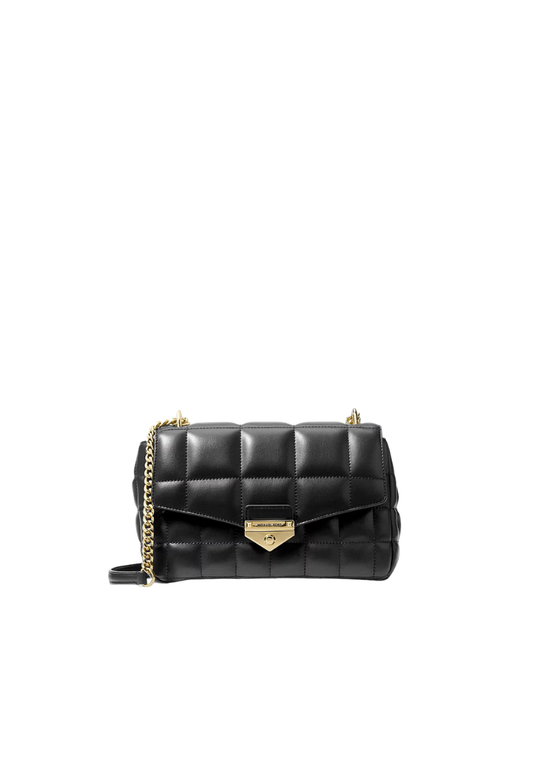 Michael Kors Soho Large Shoulder Bag Quilted In Black 35S6G1SL3Y