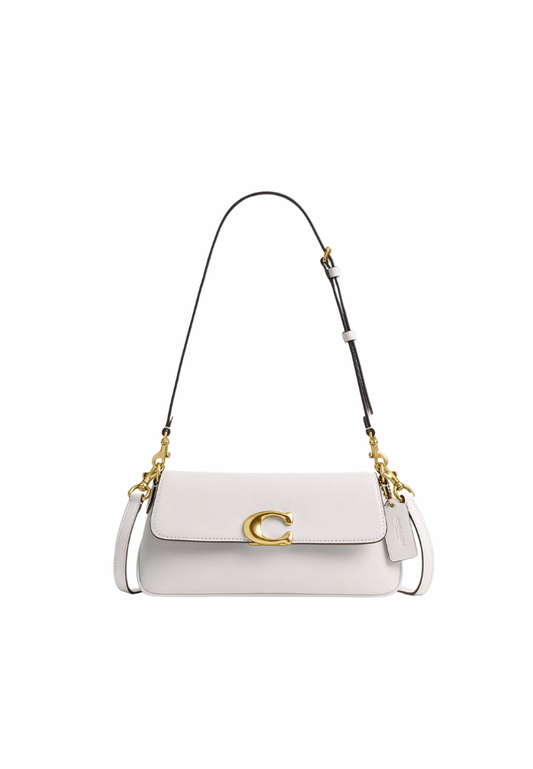 ( PREORDER ) Coach Jet Shoulder Bag In Brass Chalk CAM16