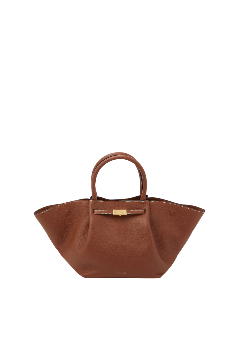 ( PREORDER ) Demellier The Midi New York Carryall Bag In Tan DE008