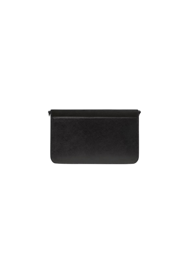 ( PREORDER ) Kate Spade Madison Willow Medium Convertible Crossbody Bag In Black Suede KM657