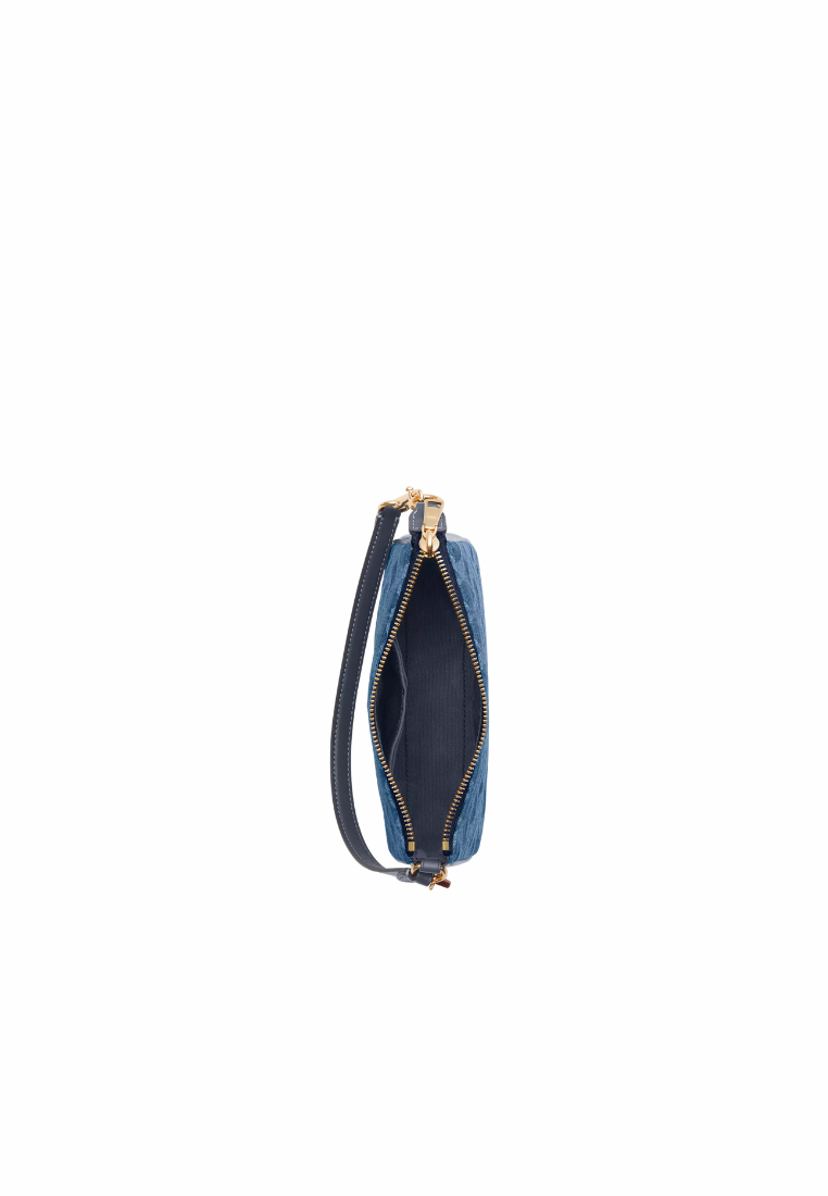 ( PREORDER ) Coach Nolita 19 In Signature Denim Shoulder Bag In Gold Indigo CDE31