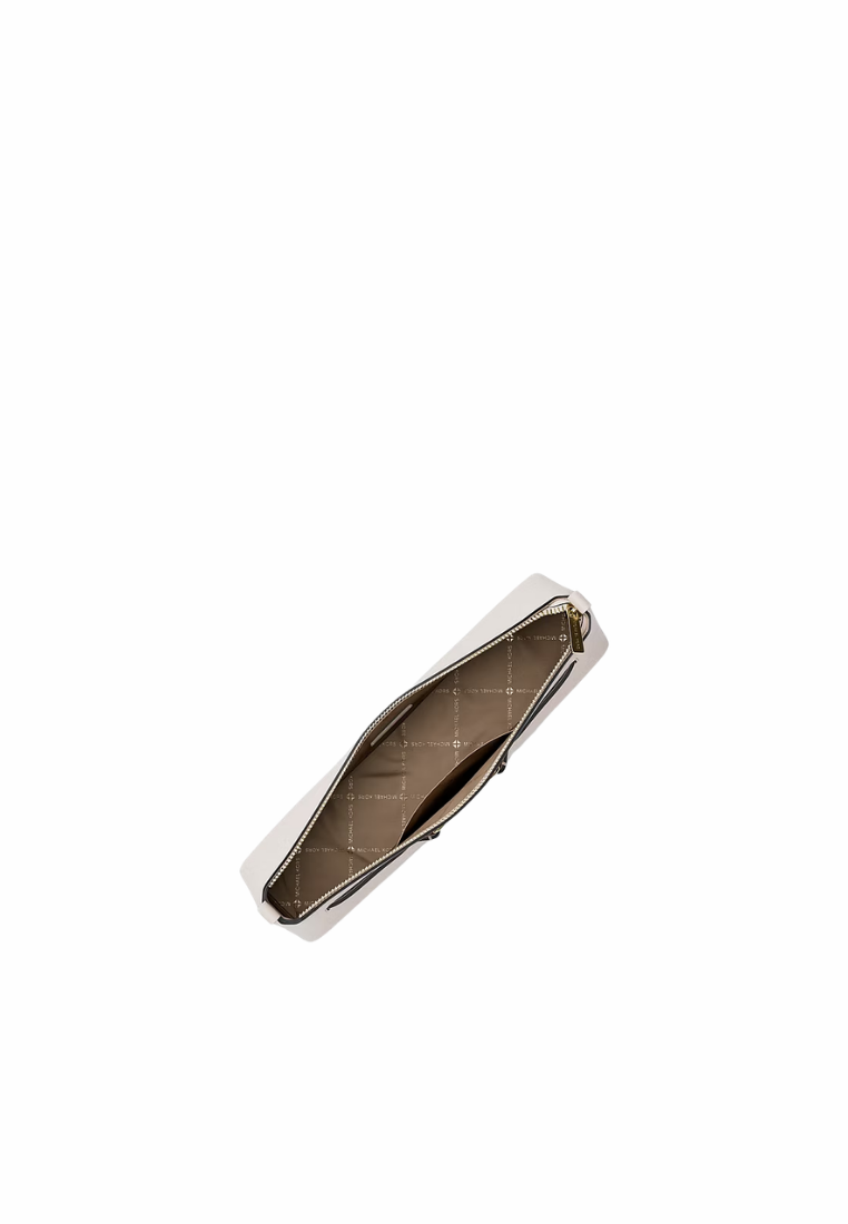 ( PREORDER ) Michael Kors Carson Small Leather Convertible Crossbody bag In Light Cream 35S6G2ZC2L