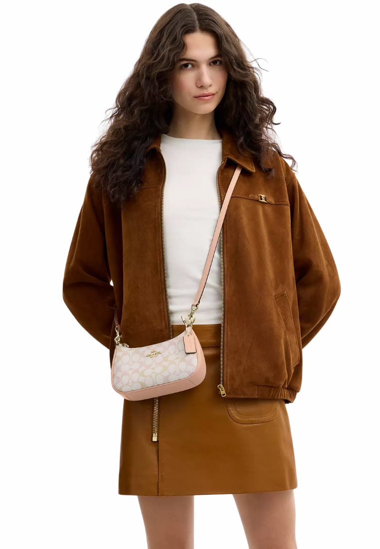( PREORDER ) Coach Teri Mini Crossbody Bag In Chalk Pink CDW52