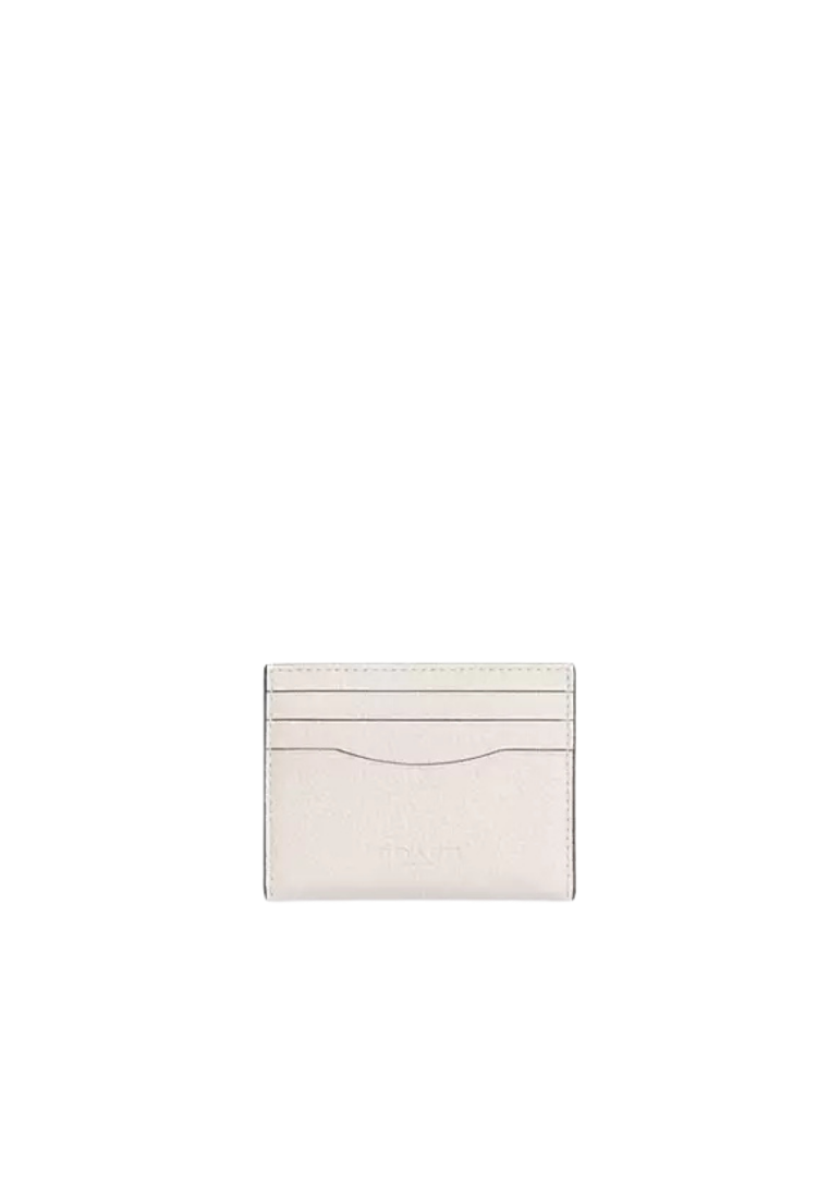 ( PREORDER ) Coach Slim Id Card Case In Chalk CP209