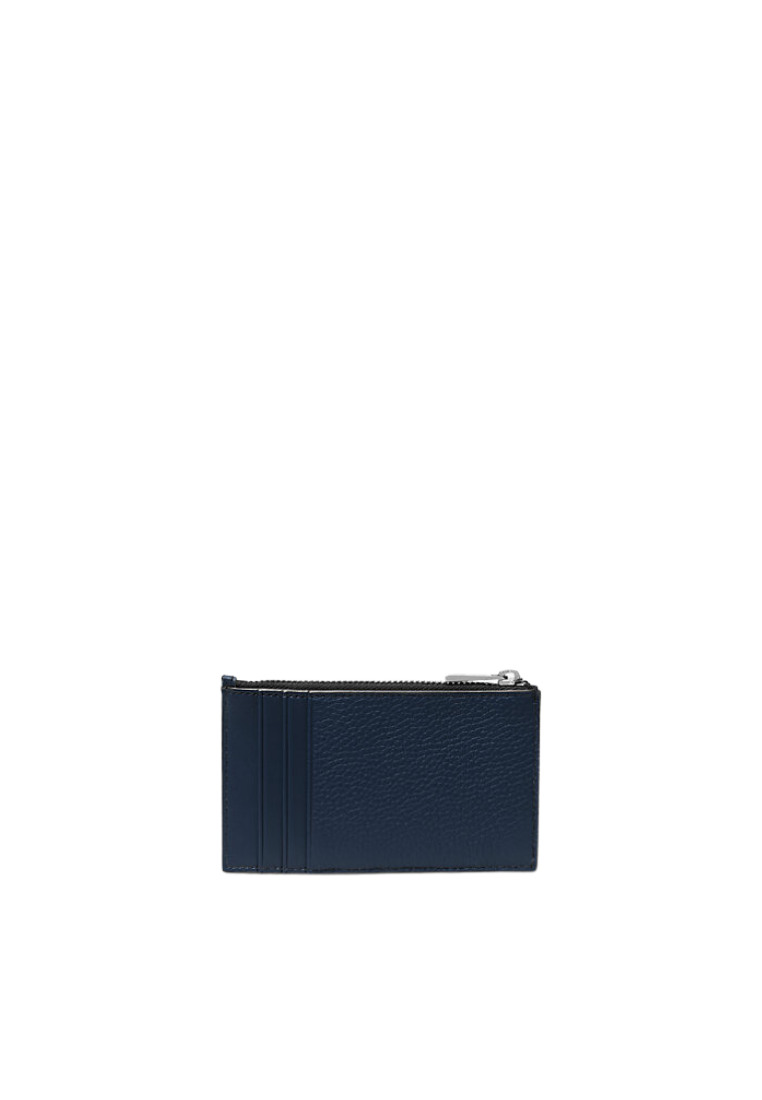 Michael Kors Cooper Slim Zip Wallet In Navy 36S4LCOZ7L