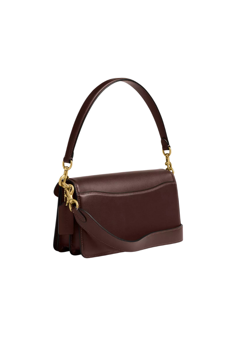 ( PREORDER ) Coach Tabby 26 In Signature Canvas Shoulder Bag In Brass Maple CI032