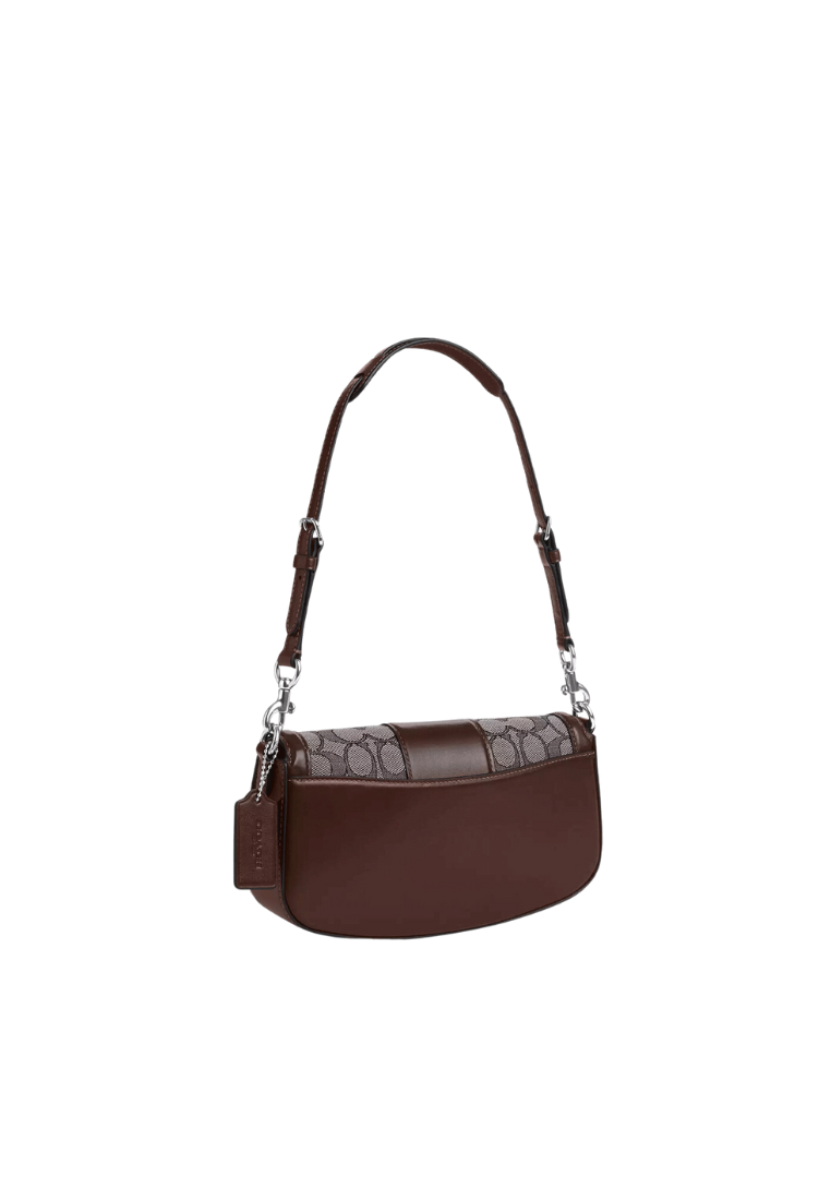 ( PREORDER ) Coach Andrea Shoulder Bag In Silver Oak Maple CT767