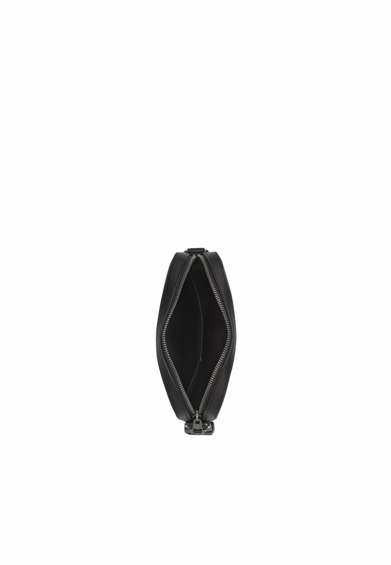( PREORDER ) Coach Houston In Signature Canvas Flight Bag In Charcoal Black CZ398
