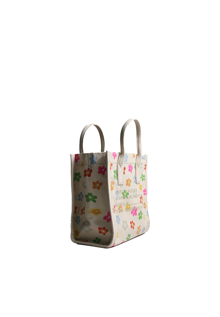 Marc Jacobs Canvas Standard Supply Tote Bag In White Multi 4P6HTT019H02