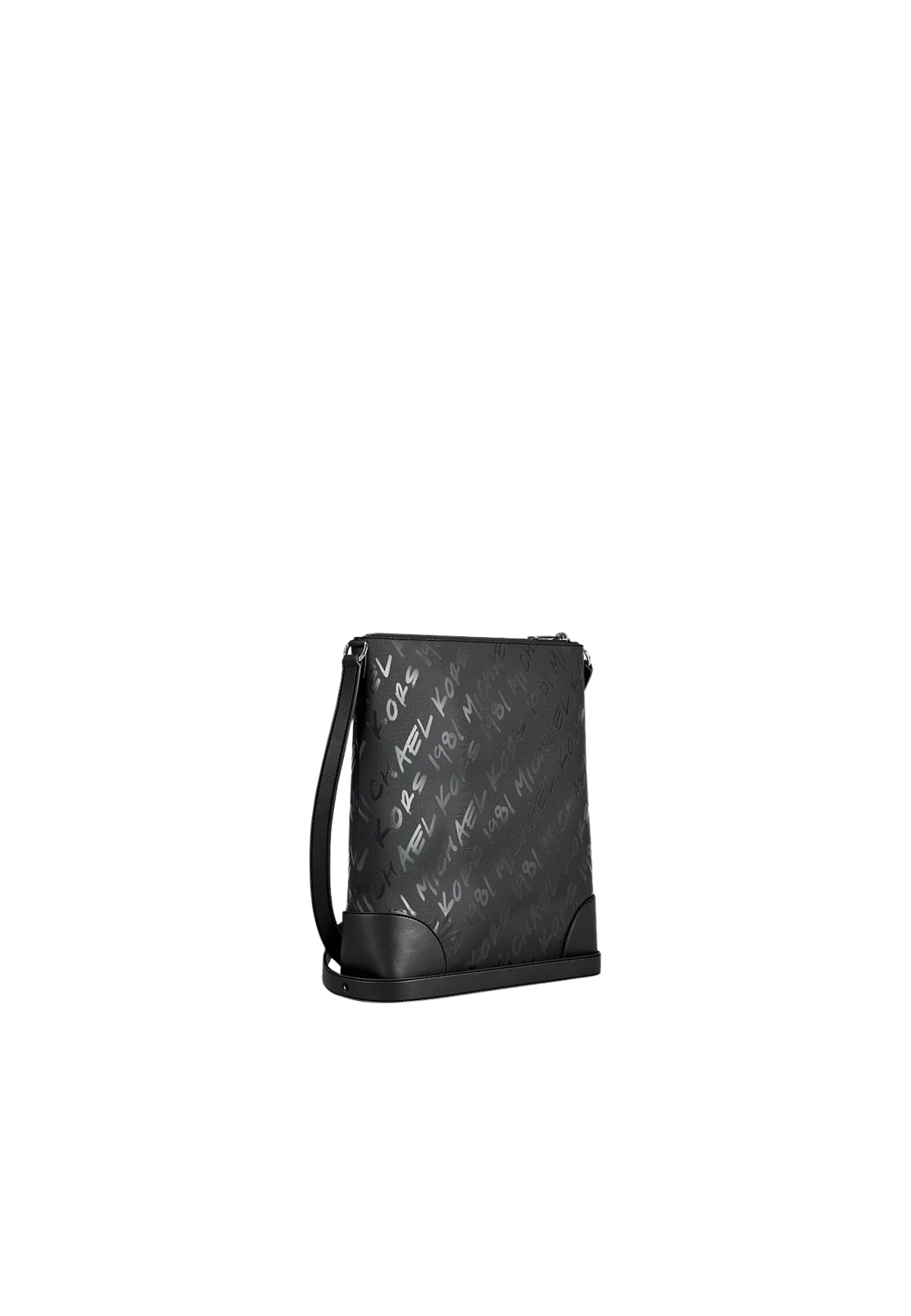 Michael Kors Prescott Small Logo Printed Nylon Crossbody Bag In Black Noir 35T6S1RC5J