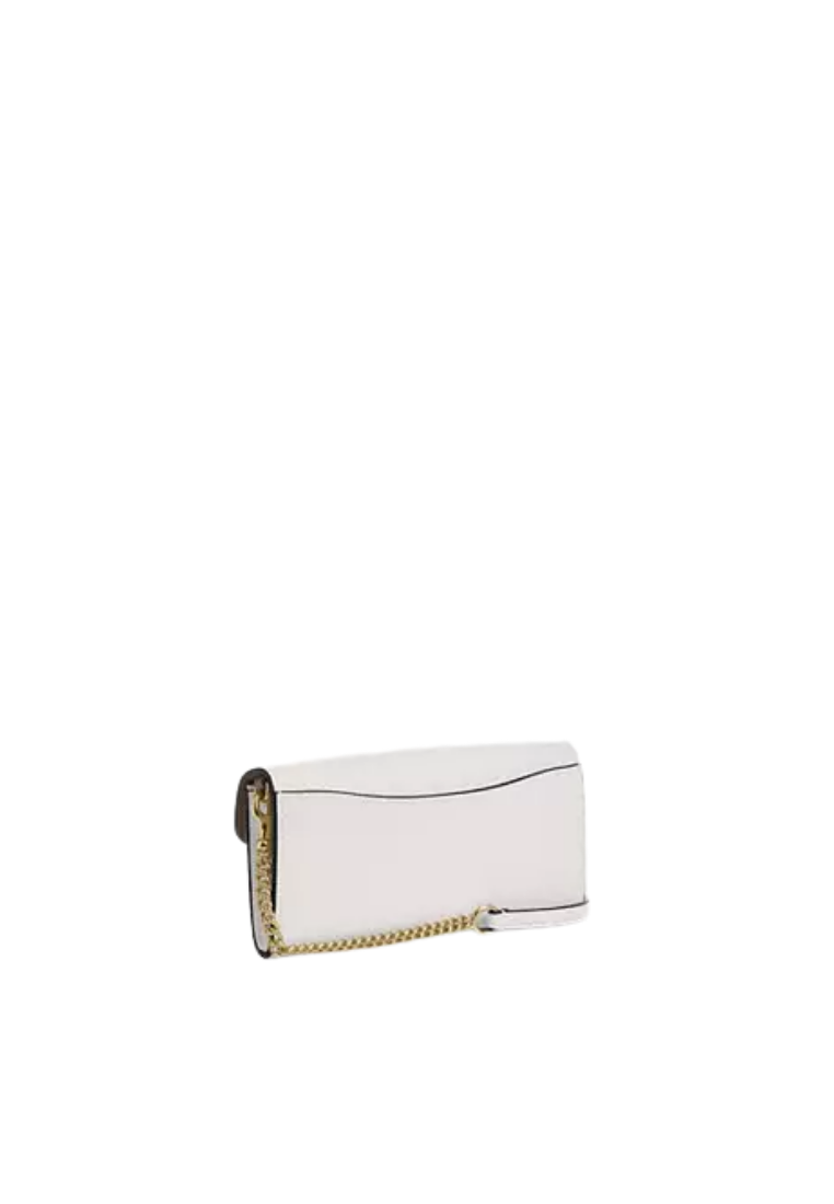 ( PREORDER ) Coach Klare With Chain Wallet In Gold Chalk CBI22