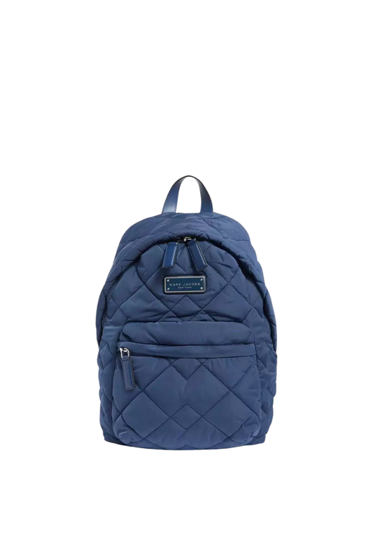 Marc Jacobs Quilted Nylon Backpack In Azure Blue M0011321