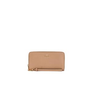 Coach Zip Around C3441 Long Wallet In Taupe