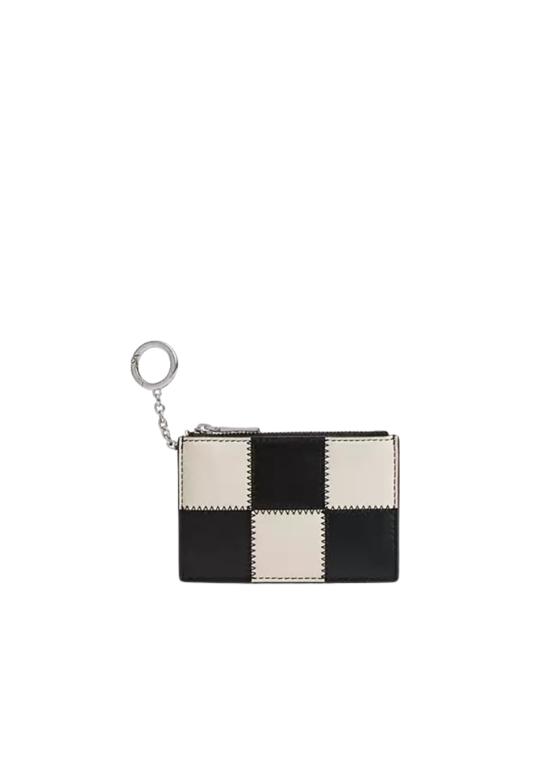 ( PREORDER ) Coach Alter/Ego With Key Ring Card Case In Black Chalk CCM26