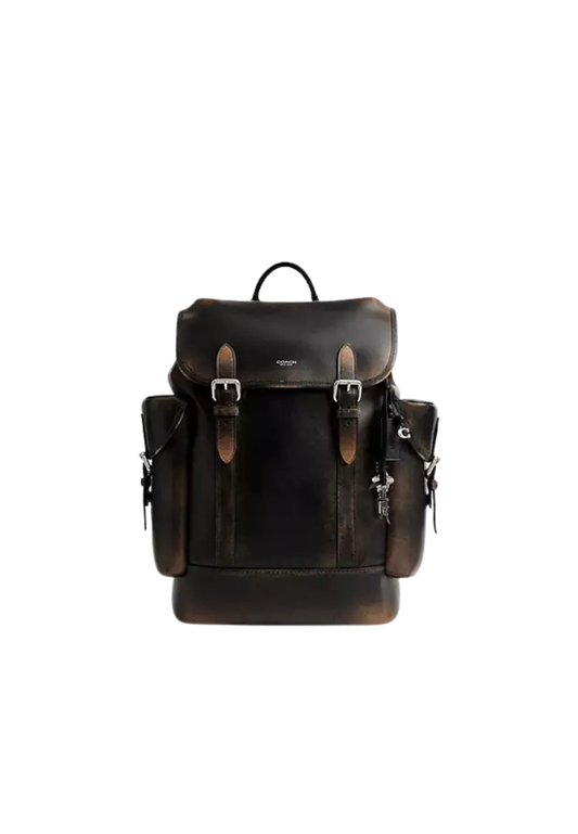 ( PREORDER ) Coach Hitch In Loved Leather Backpack In Light Tan CBF05