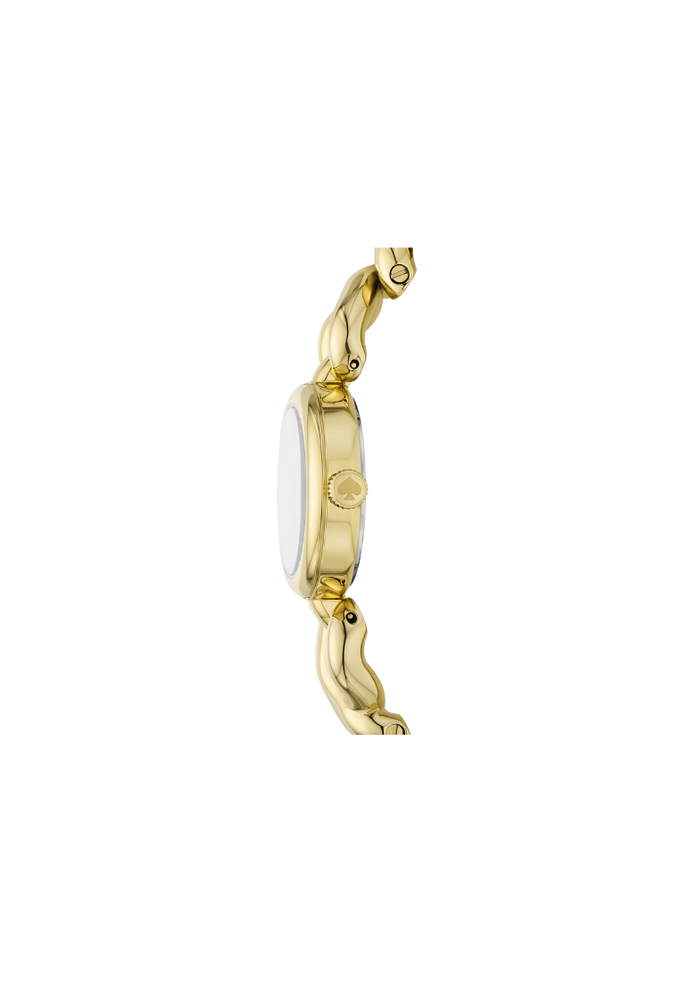 ( PREORDER ) Kate Spade Monroe Braid Twist Watch In Gold KSW1838