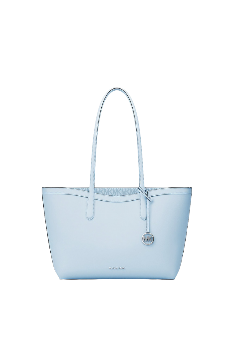 ( PREORDER ) Michael Kors Arden Large Pebbled Leather Tote Bag In Pale Ocean 35S6S4XT3L