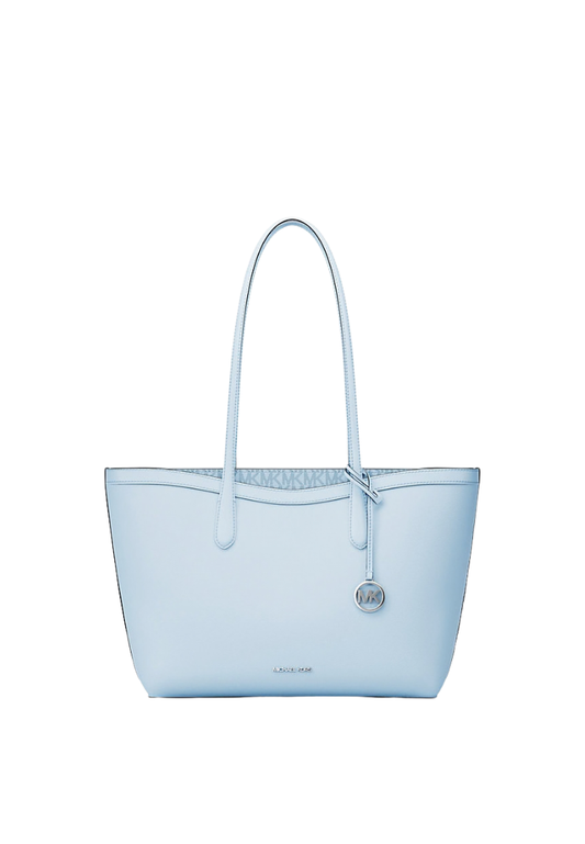 ( PREORDER ) Michael Kors Arden Large Pebbled Leather Tote Bag In Pale Ocean 35S6S4XT3L