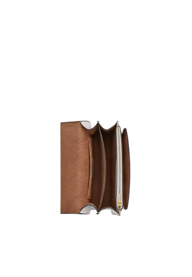 ( PREORDER ) Coach Mini Klare In Signature Canvas Crossbody Bag In Gold Sand Chalk CW206