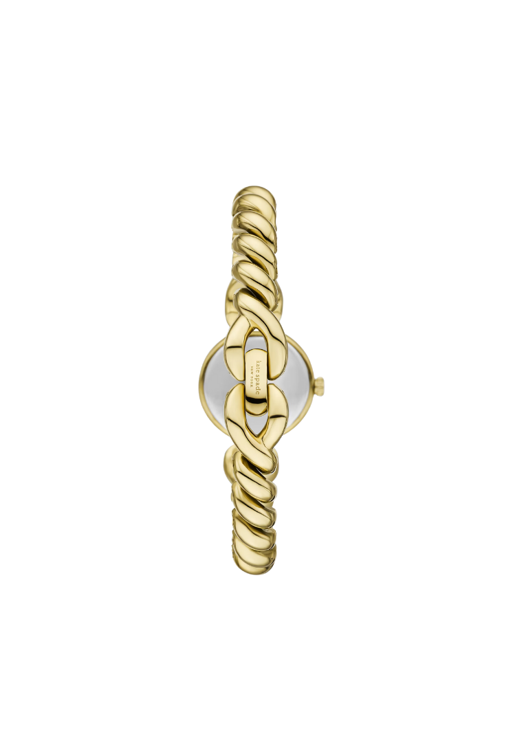 ( PREORDER ) Kate Spade Monroe Braid Twist Watch In Gold KSW1838