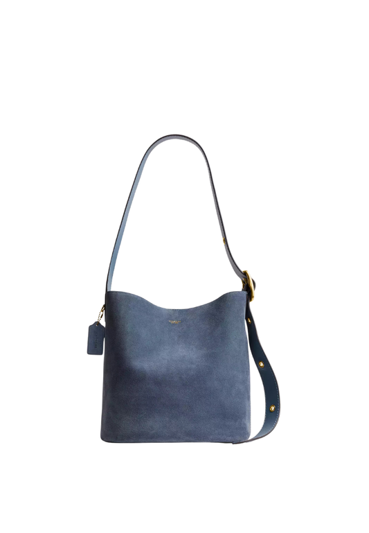 ( PREORDER ) Coach Bleecker Bucket Bag In Light Denim CCC24