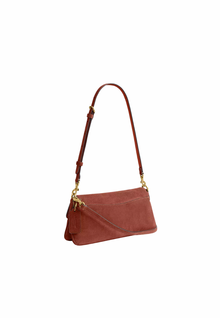 ( PREORDER ) Coach Jet Shoulder Bag In Brass Clay CDZ74
